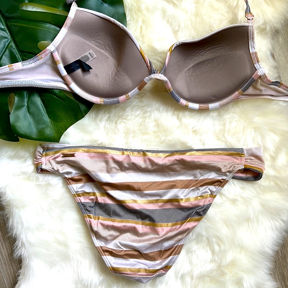 🤎VS ROSE GOLD & BRONZE BIKINI - Picture 2 of 6